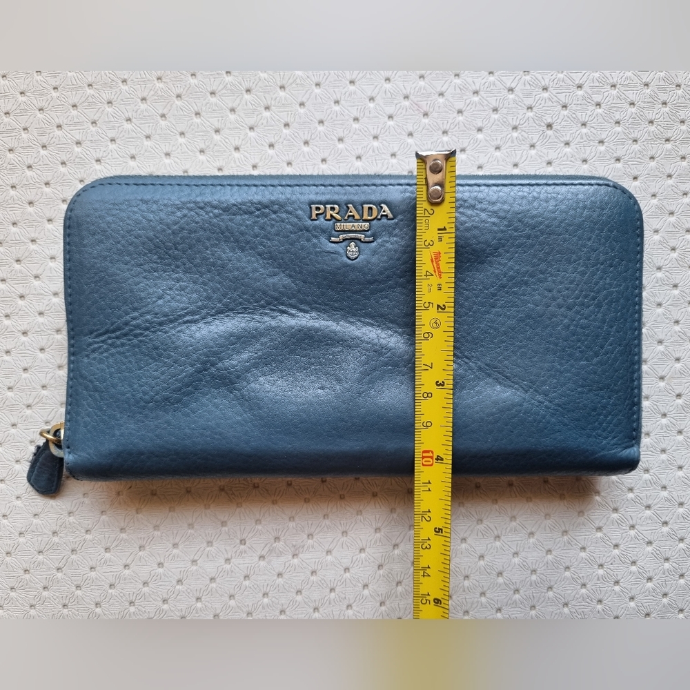 Prada Vitello Grain Wallet. Authentic - image 8